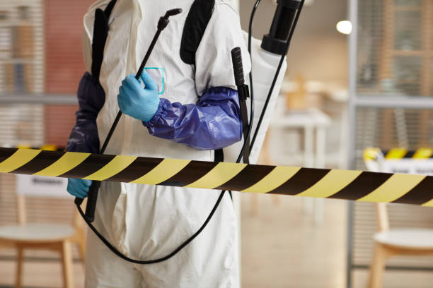 Professional Sewage Cleanup technician working in Newman, CA